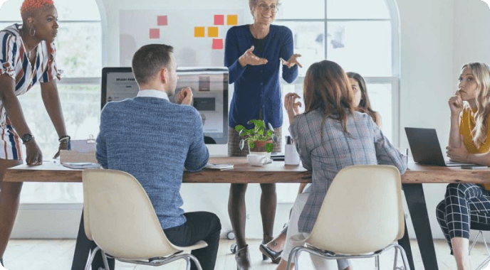 people in meeting